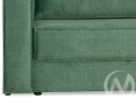 Диван прямой Эдельвейс (БД) SQUARE 15 (велюр зеленый)