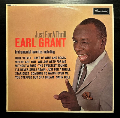 Earl Grant - Just For A Thrill (Англия 1964г.)