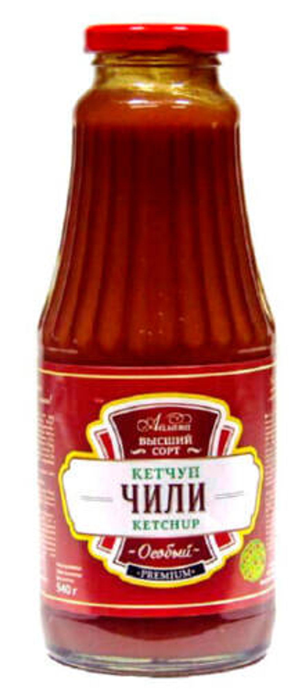 Кетчуп Айлана Чили стеклянная бутылка 300 г.