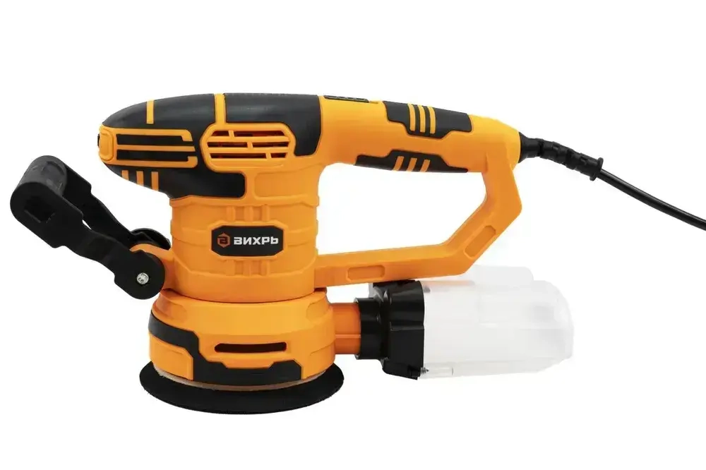 Шлифовальная машинка ЭШМ-125Э ВИХРЬ эксцентриковая (мощность 450 Вт; с регулировкой оборотов; амплитуда 2,4мм)