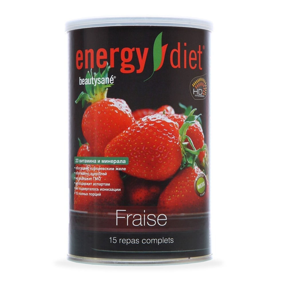 Energy Diet HD Коктейль «Клубника» функциональное питание 15 порций