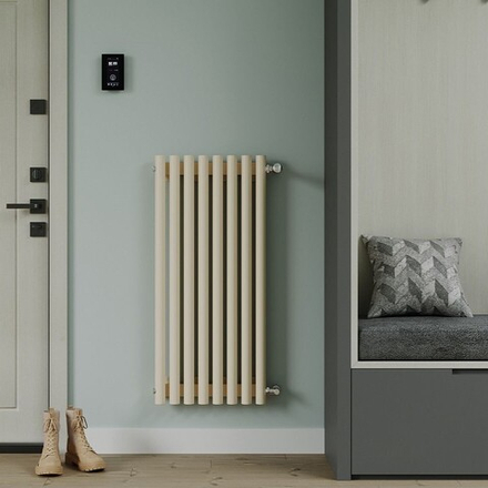 Радиатор трубчатый Guardo Torre 4D-1200-08 BK-VER R1015(M) бежевый матовый