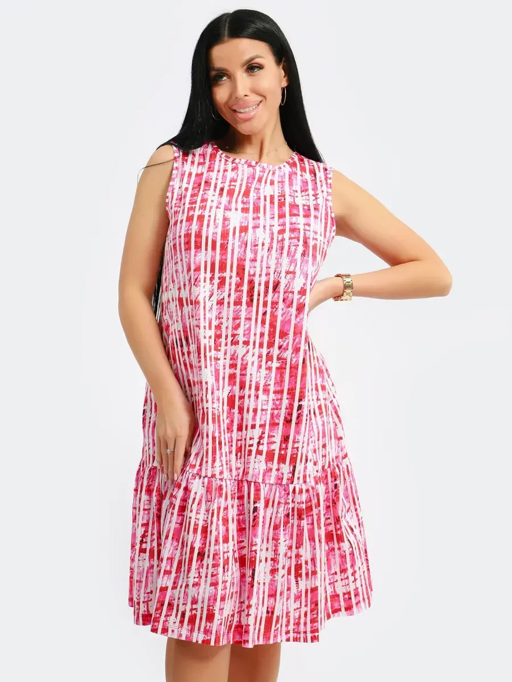 Платье свободное летнее