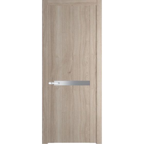 Межкомнатная дверь Profil Doors 1.4N дуб сонома стекло серебро матлак
