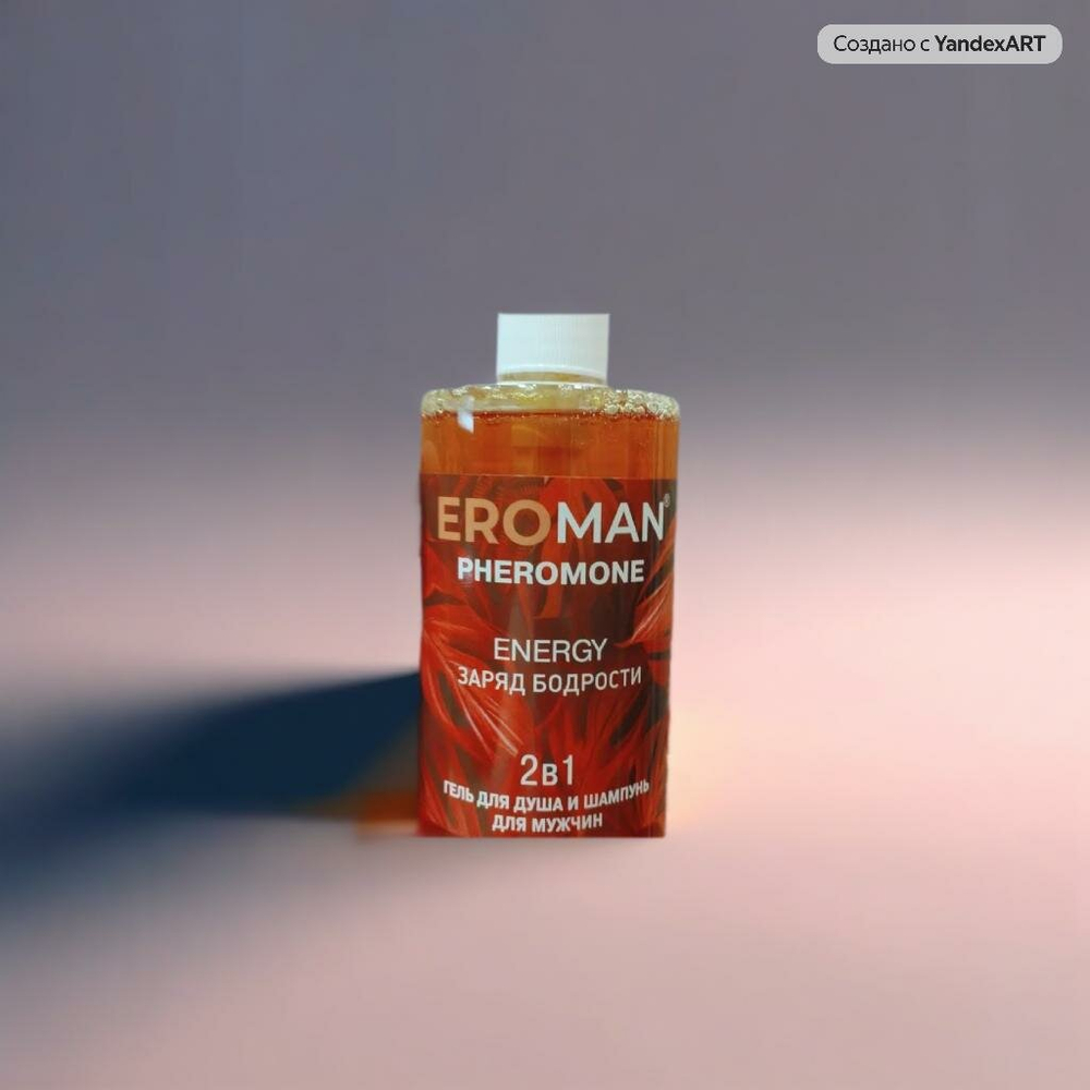 Гель для душа и шампунь Биоритм "Energy", с феромонами, для мужчин, 430мл