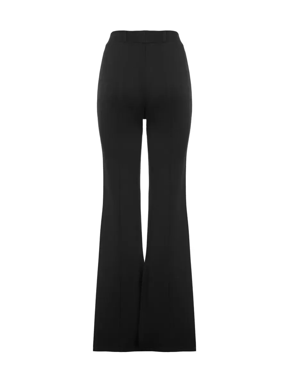 Брюки клеш от колена трикотажные