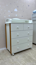Комод с откидным столиком Incanto Nuvola 800/5 белый/бук