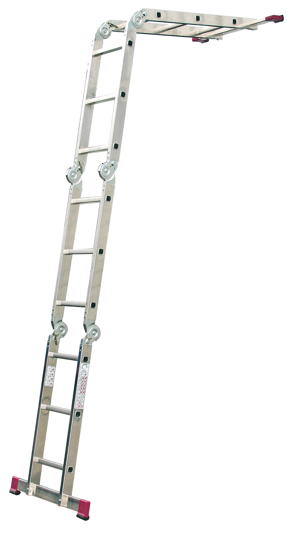 MULTIMATIC Шарнирная универсальная стремянка-трансформер,4*4( 120649)