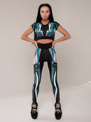 Leggings Lightning Blue