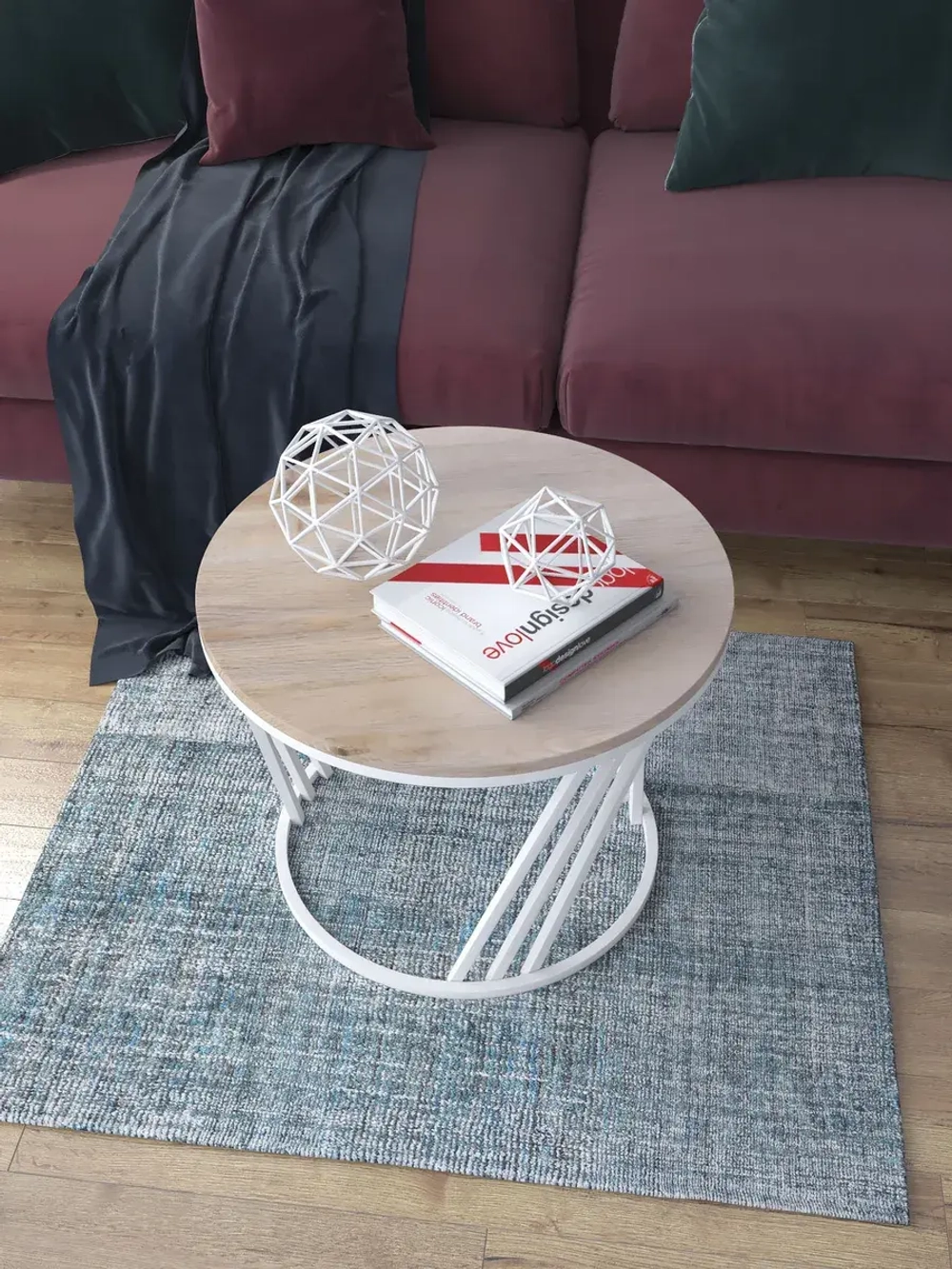 Журнальный стол Адидас - БД - МДФ в ПВХ