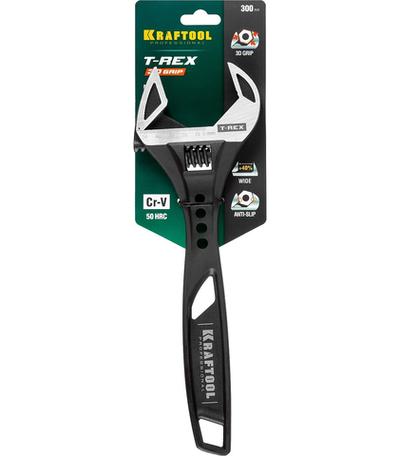 KRAFTOOL T-REX, 300/53 мм, силовой разводной ключ (27254-30)