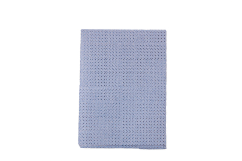 Glosswork Chamois Cloth Perforated, 50x45cm, 300gsm, синий, искусственная замша перфорированная