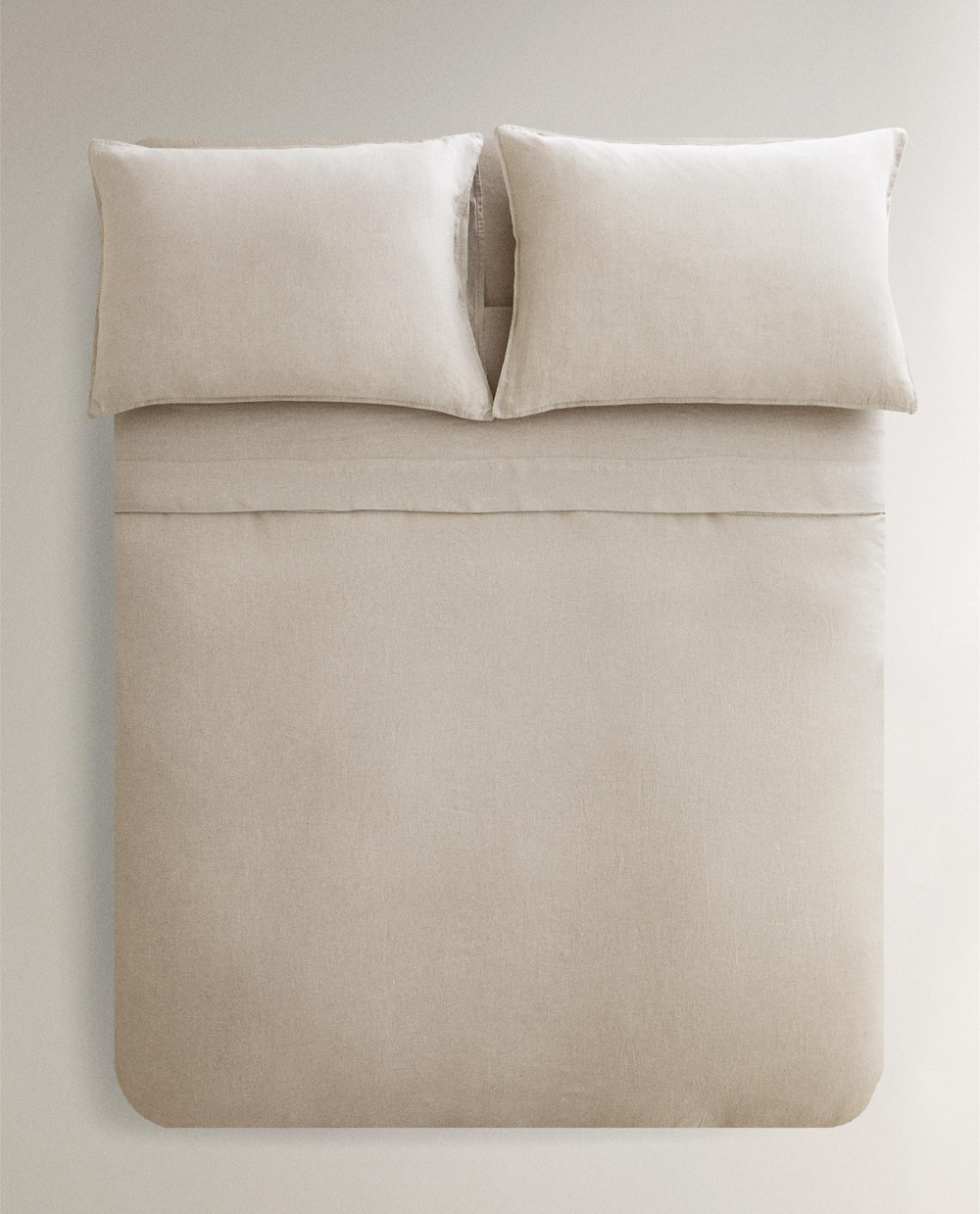 Пододеяльник Zara Home, лён 100%, однотонный, 7180/088
