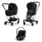 Детская коляска Cybex Mios 3 в 1 Sepia Black Chrome Black