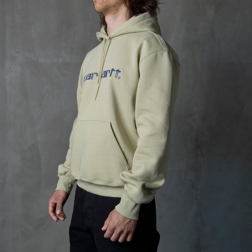 Толстовка мужская Carhartt WIP Hooded Sweatshirt  артикул:I030547_beryl_sorrent - купить в магазине Дайс