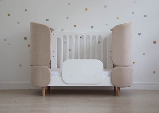 Защитный бортик для кровати KIDI soft (белый)