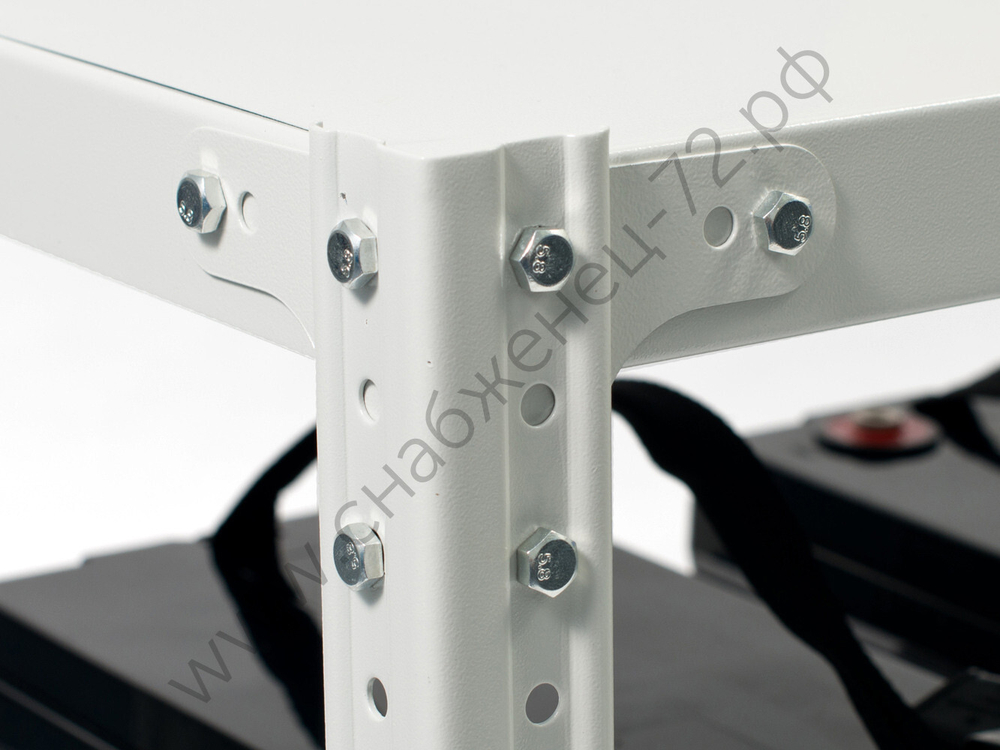 Стеллаж для  АКБ 0,5х0,7х0,4-2П масса 7 кг, две полки для размещения АКБ и ИБП