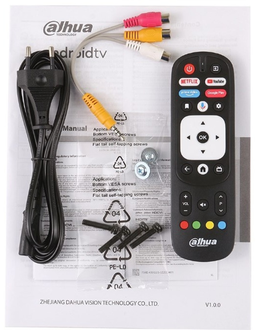 Телевизор Dahua DHI-LTV55-QSD400 140 см черный