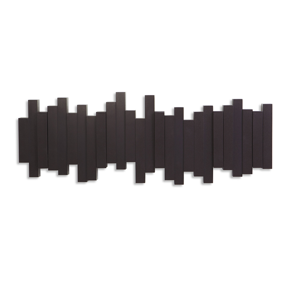Вешалка настенная Sticks эспрессо, Umbra