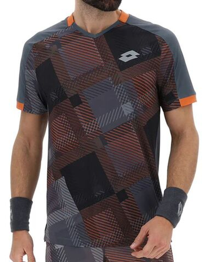 Теннисная футболка Lotto Tech IV D1 - poppy seed gray