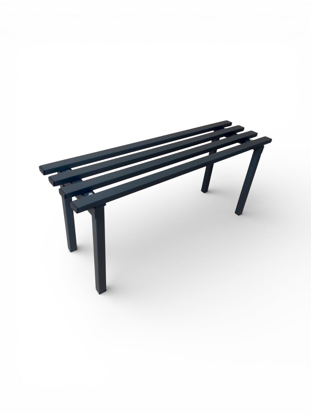 Лавочка садовая "Ладно". 1,0м. Целиком из металла.