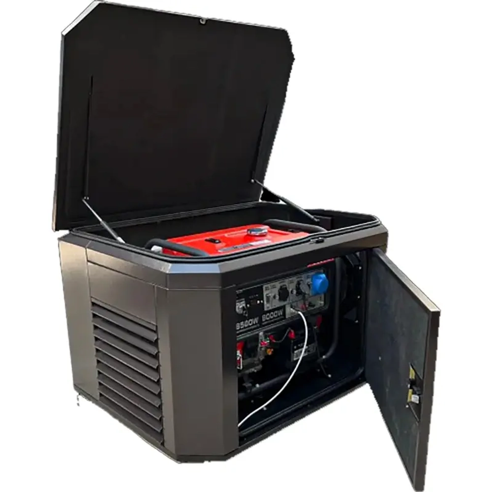 A-iPower A9000EAX бензиновый генератор в кожухе 1400SS RAL 8019 с блоком АВР 400В/25А (8 pin) New УТ-11182606/29109