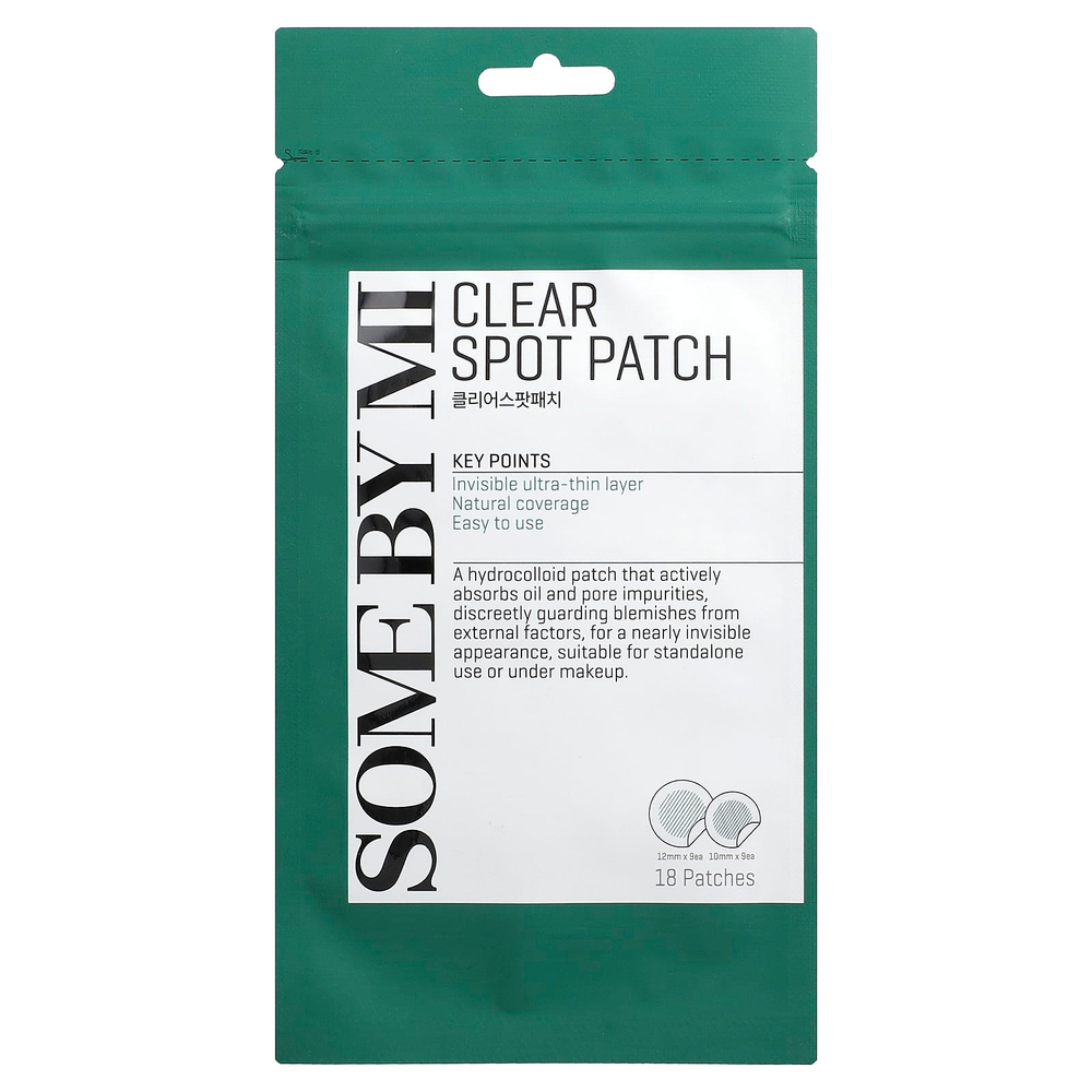 SOME BY MI, 30 Days Miracle Clear Spot Patch, патчи против акне, 18 шт.