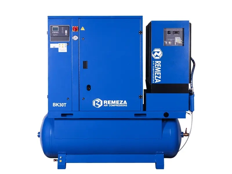 Винтовой компрессор Remeza ВК30Т-16-500Д2 на ресивере 500л с осушителем
