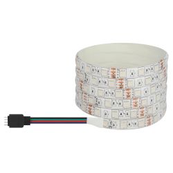 Светодиодная лента ЭРА LS5050-14,4-60-12-RGB-IP65-1 year-5m многоцветная 1 год | Светодиодные ленты 12В 1 год