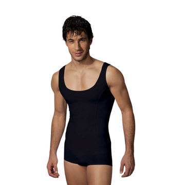 Мужская майка Doreanse  с глубоким вырезом черная 2255