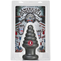 Черная анальная пробка 22,9см Doc Johnson American Bombshell Destroyer Gun Metal 0270-37-CD