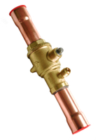 Вентиль шаровый QFT-22V 7/8 под пайку с сервисным штуцером