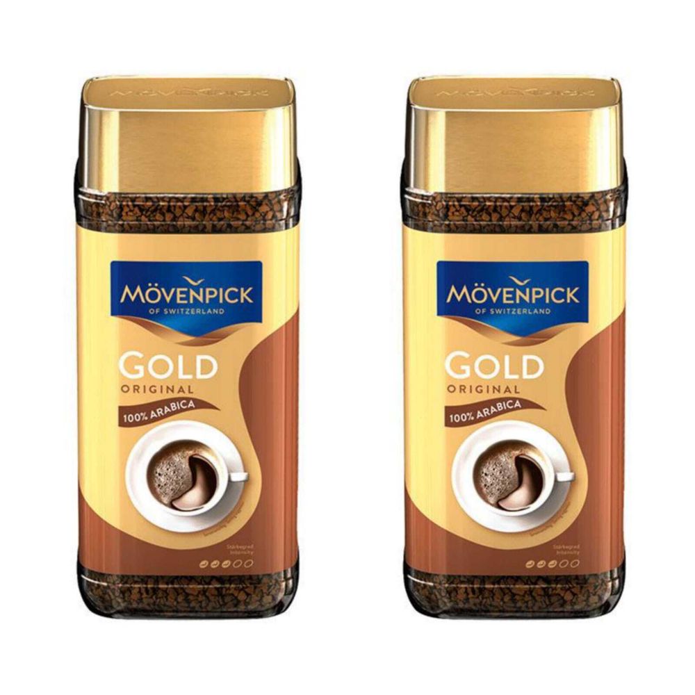 Кофе растворимый Movenpick Gold 200 г, 2 шт