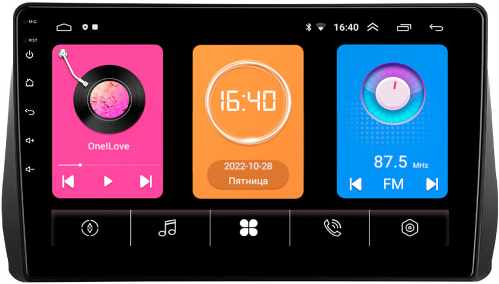 Магнитола для Toyota Wish 2 2009-2017 - OEM GT10-1066 на Android 10, 2Гб-16Гб
