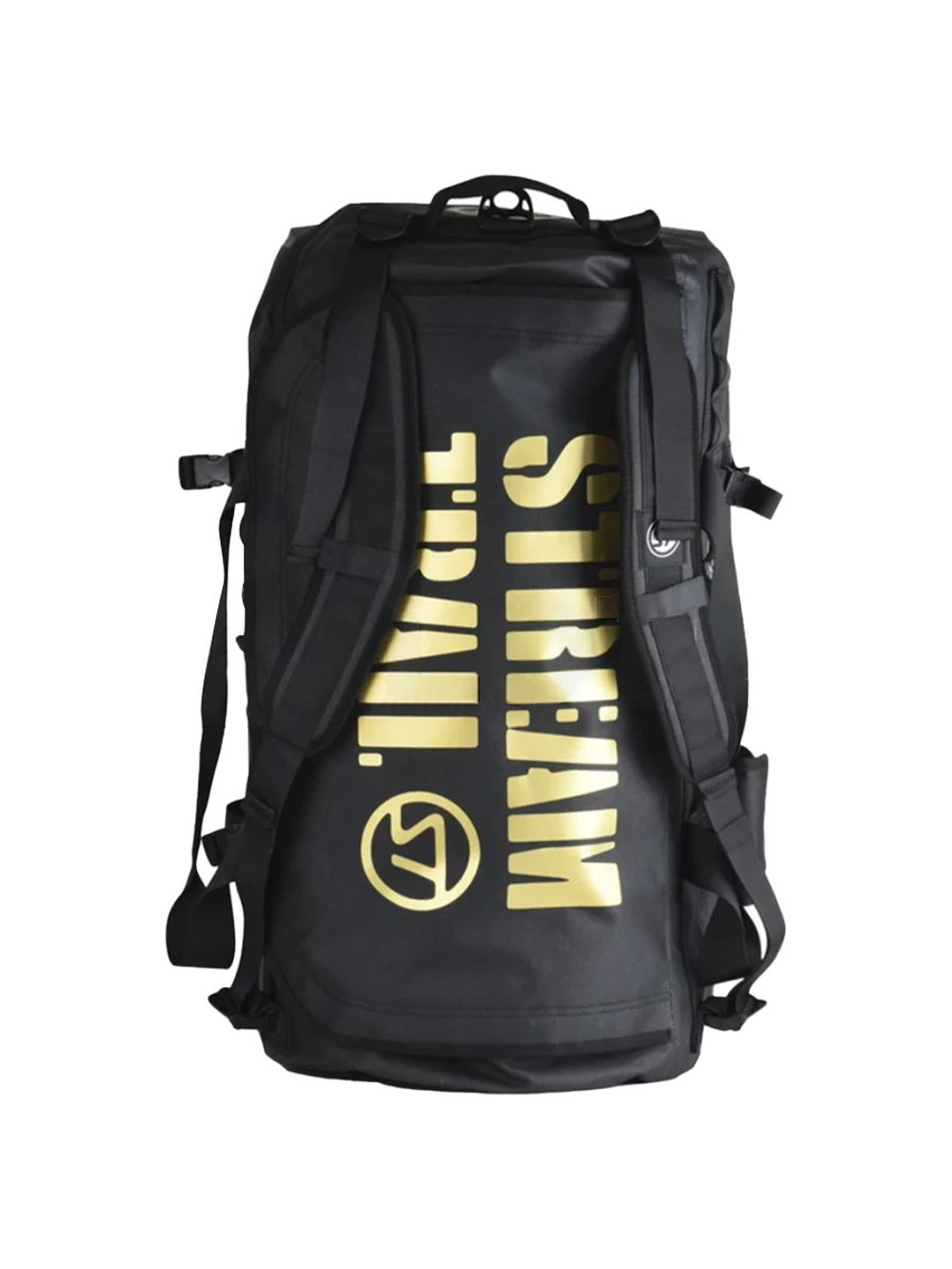 Сумка влагозащитная на колесах Stream Trail Shinano II Black/Yellow 95L