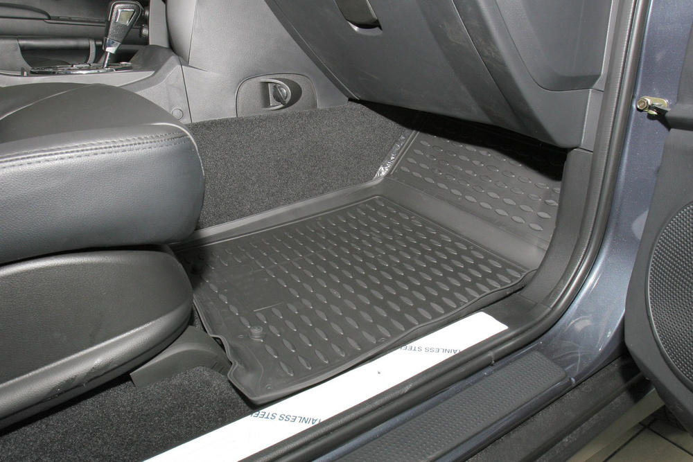 Коврики Standard, в салон SSANG YONG Actyon 2006- , 4 шт. (полиуретан, чёрные) Element.NLC.61.07.210