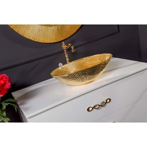 Столешница под раковину Armadi Art Vallessi Avantgarde 100 см 851-100-46 Solid Glass белая