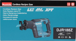 Пила сабельная аккумуляторная MAKITA DJR 188 Z с бесщеточным двигателем без АКБ и З/У DJR188Z