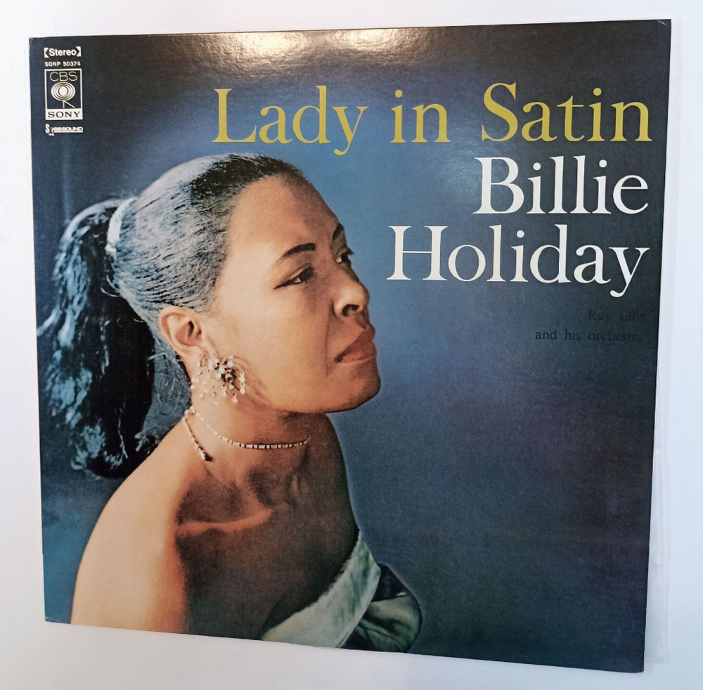 Винтажная виниловая пластинка LP Billie Holiday With Ray Ellis And His Orchestra Lady In Satin (Japan 1975)