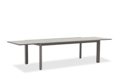 Nora, стол антрацит/серый, алюминий/закаленное стекло с керамической печатью