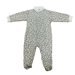 Комбинезон №1 на кнопках с закрытыми ножками из интерлока (100% хлопок) на рост 80 см