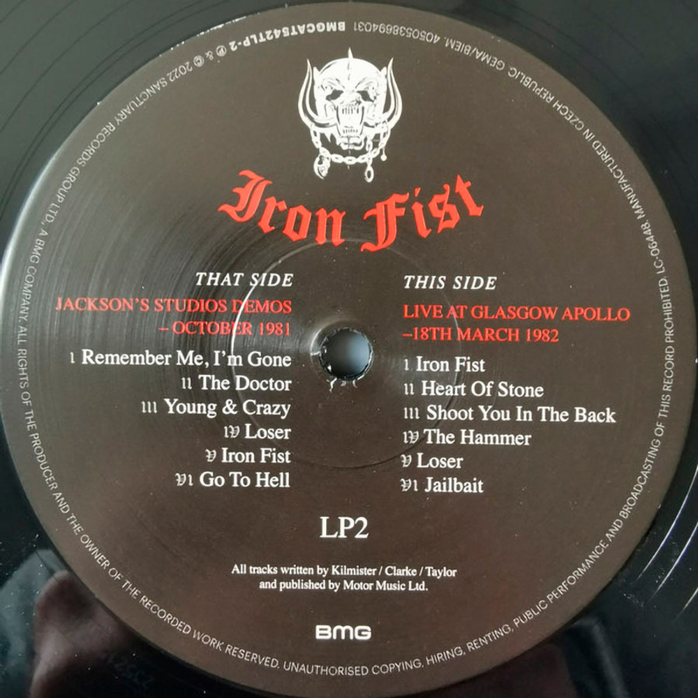 Motorhead / Iron Fist (Deluxe Edition)(40th Anniversary Edition)(3LP)