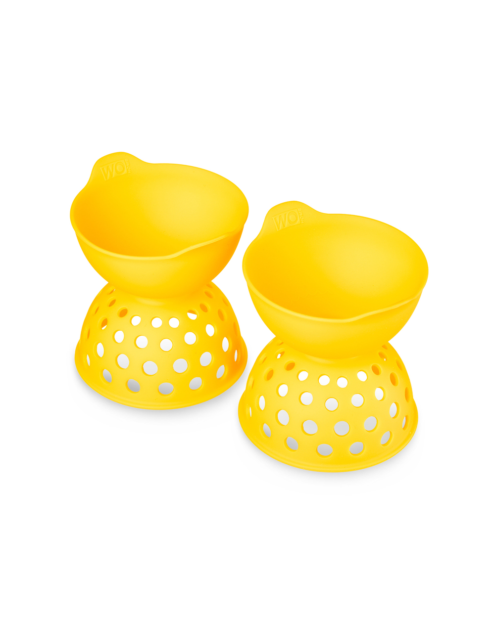 Набор форм для варки яиц пашот 2in 9х9.7см WO HOME Smart желтый