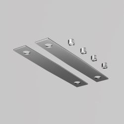 Коннектор прямой для шинопровода, 2шт Maytoni Levity TRA184C-12S