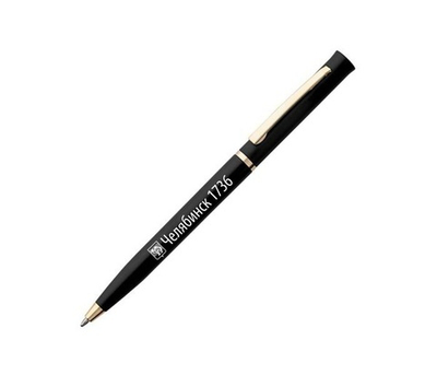 Ручка пластик с золотой фурнитурой №0002 "Герб"