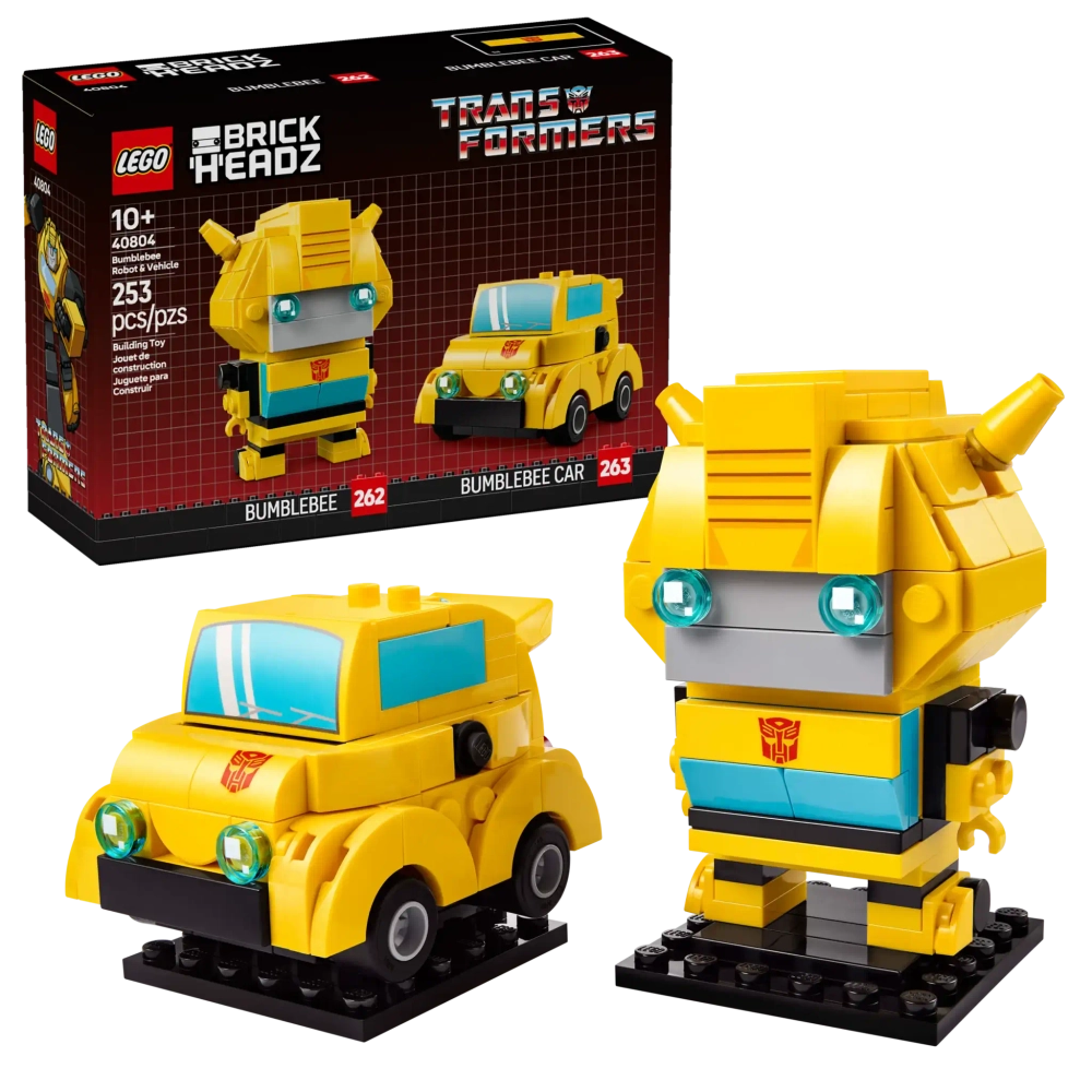Конструктор LEGO BrickHeadz 40804 Робот и транспортное средство Бамблби