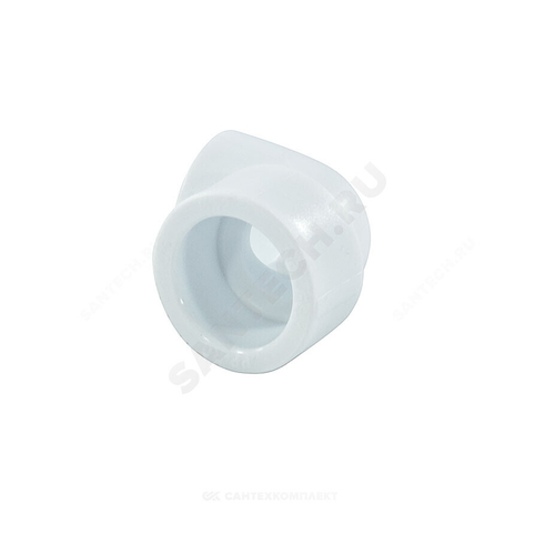 Угольник PP-R переходной белый Дн 32х25х90гр внутренняя пайка VALFEX 10116032