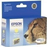 Чернила Epson Cheetah T0714 DURABrite Ultra, yellow 1 шт C13T07144010