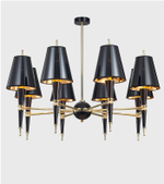 Ceiling design lamp  Versailles by Robert Abbey (Black)
