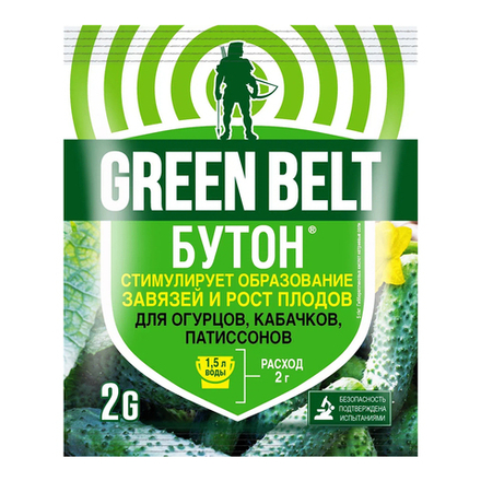 Удобрение Green Belt Бутон для огурцов, кабачков, 2 г